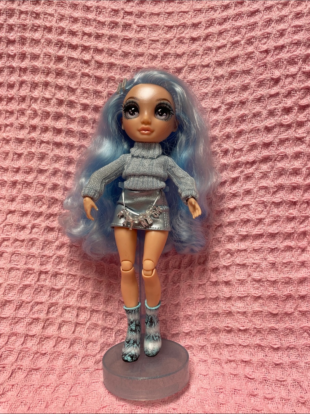 Rainbow High -  Gabriella Icely doll Long Blue Hair and icy blue clothing